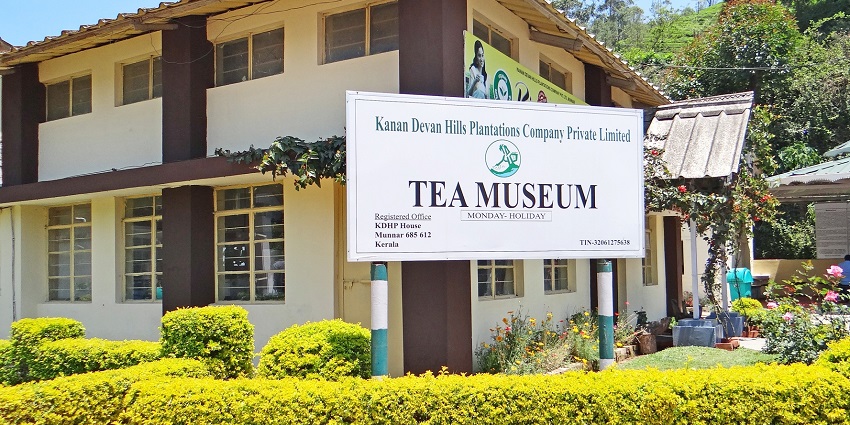 A corner view of the historical Tea Museum in Munnar, Idukki District, Kerala.