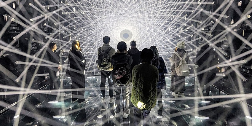 One of the Immersive Japan art museums showcases stunning interactive installations.