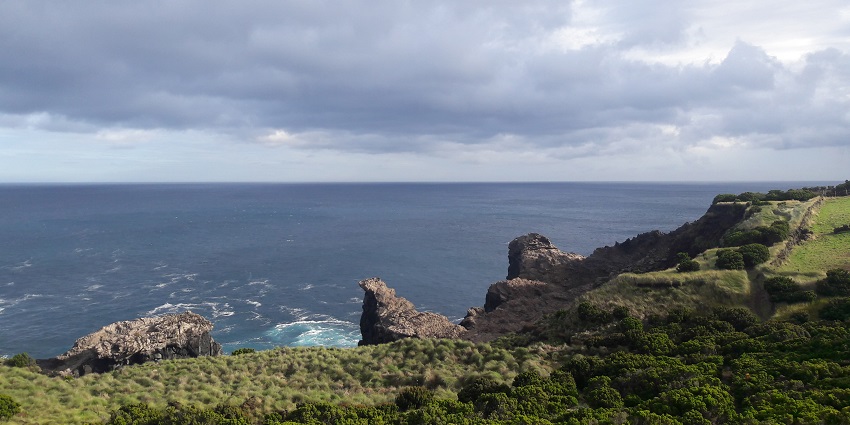 Skyline across the Lilac Islands, a part of Azores Island