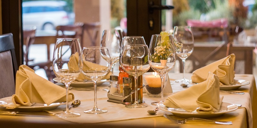 Image of a restaurant with Yummy dinner served at Fisherman’s Wharf Panjim