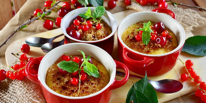 Seasonal Dessert served in a peaceful setting at The French Window Patisserie in Pune