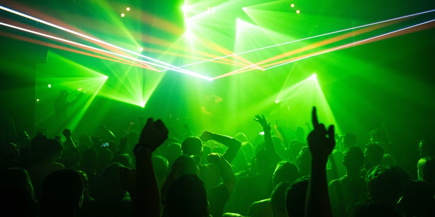 An image of a club with dim lights similar to The Jane representing Copenhagen Nightlife.