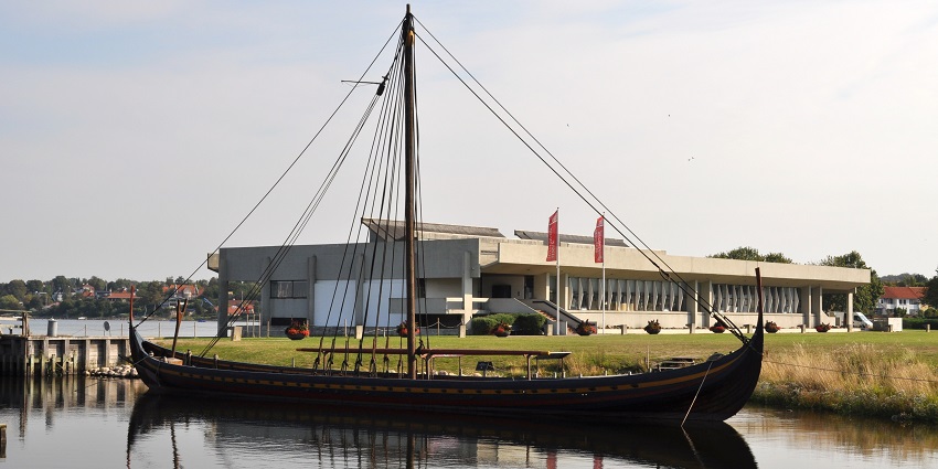 Oseberg Ship at the Viking Ship Museum, one of the places to visit in Oslo, Norway.