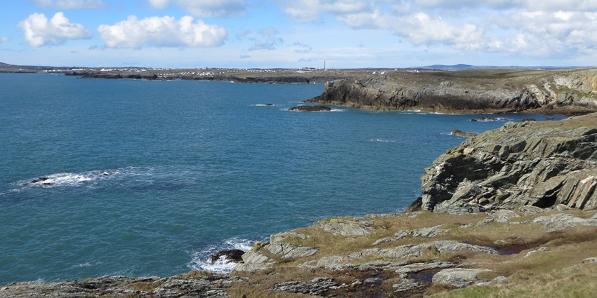 Scenic walking trail offering breathtaking sea and cliff views
