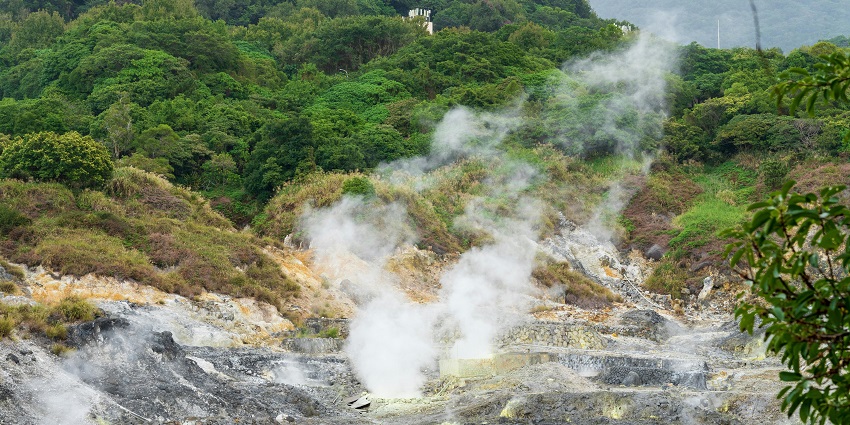 Relax in soothing mineral-rich baths in St. Lucia, among the best things to do in St. Lucia in December.