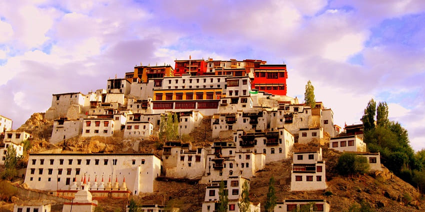 Thiksey Monastery is one of the most beautiful monasteries in India