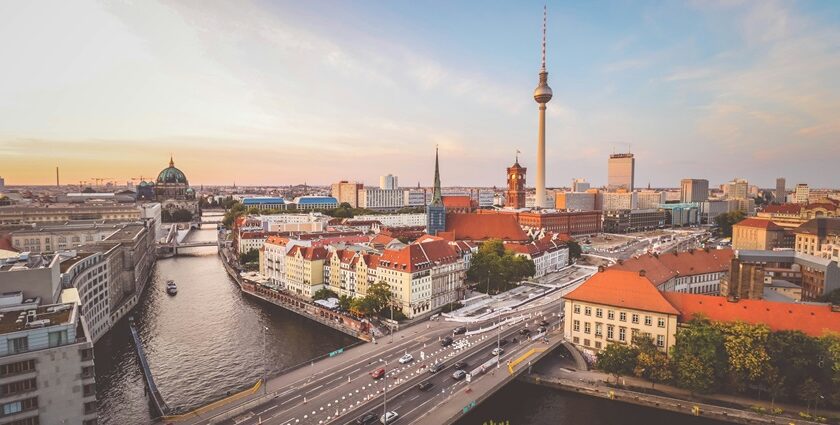 An image showing Berlin's skyline and iconic architecture, highlighting top things to do in Berlin