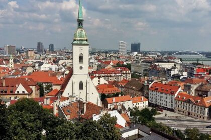 panoramic image of the city of Bratislava– Things To Do in Bratislava