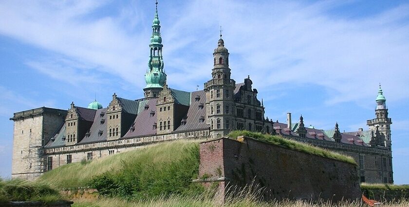 An image showing a view of the Kronborg Castle, a famous thing to see in Denmark.