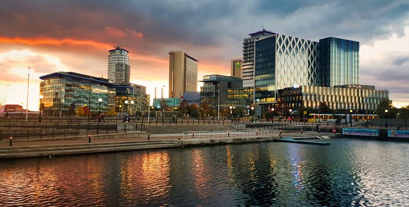 Things to do in Manchester cityscape include exploring historic landmarks, and museums.