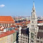 An image of the Marienplatz, one of the best things to see in Munich.