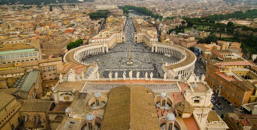 Vatican City, landlocked ecclesiastical state, seat of the Roman Catholic Church, and an enclave in Rome.