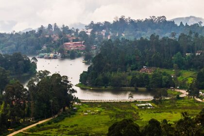 A picture of a beautiful destination Kodaikanal, also known as the princess of hill stations.