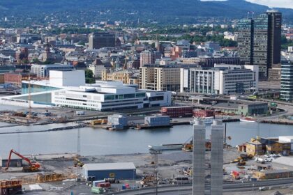 An image showing a panoramic Oslo view, perfect for exploring things to do in Oslo in August