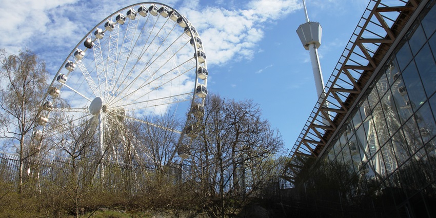 An image of the Liseberg Amusement Park, one of Sweden's best places to visit.