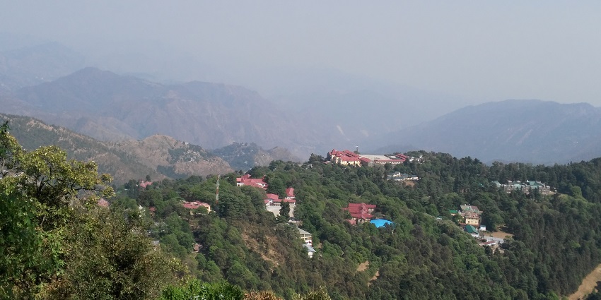 View of Nainital town from Tiffin Top ,Nainital