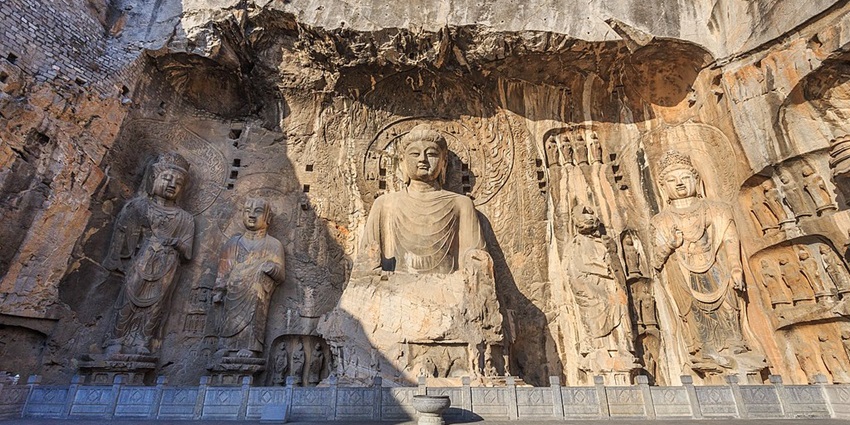 Visit the Longmen Caves to dive into the existence of Buddhism in China.