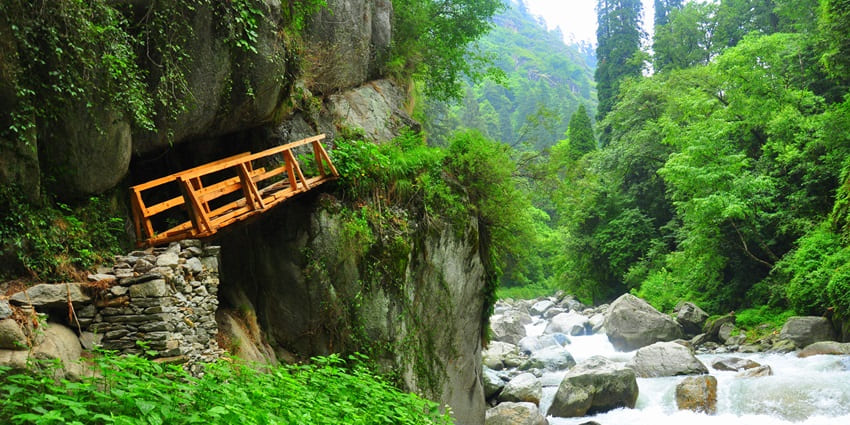 A glimpse of Tirthan Valley which is located in the Kullu district of Himachal Pradesh, India.