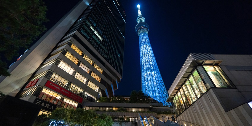 Tallest tower in Japan offering breathtaking cityscape views.