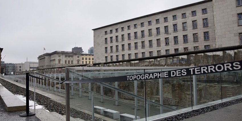 An image showing the Topography of Terror in Berlin, the best place near Jewish Museum Berlin.
