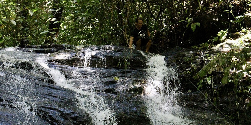 Image of Ulu Temburong National Park - Tourists enjoying a boat ride at the national park