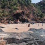 Stunning sunset at the Gokarna Beach in Karnataka.