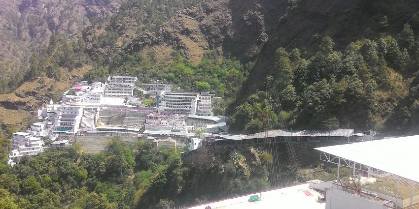 The journey to the temple involves a 13-kilometer trek from the base camp at Katra to the shrine.