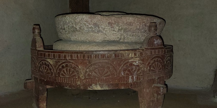 A glimpse into the vibrant past, this ancient tribal art whispers stories of India's rich heritage.