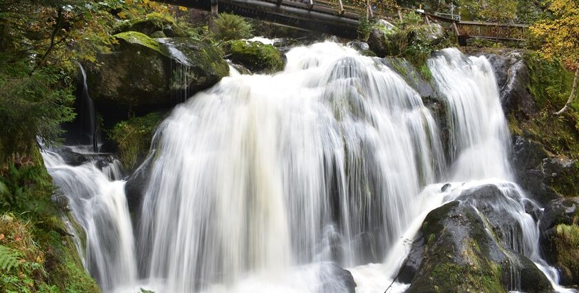 An image showing a view of Triberg Waterfalls, one of the best places to visit in Germany