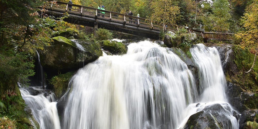 An image showing a view of the Triberg Waterfall, one of the best waterfalls in Germany.