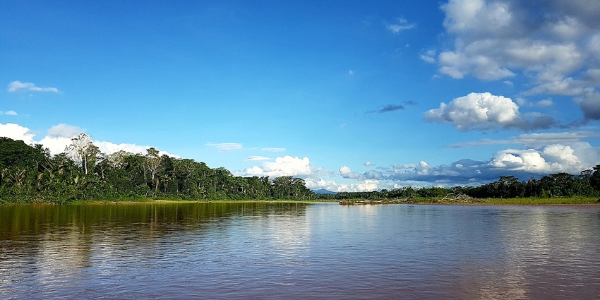 Serenic view of Tuichi River in Madidi National Park offering breathtaking landscapes.