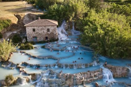 Tuscany hot springs are famous for their mesmerising rolling hills and historical charm.