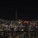 The beautiful skyline giving a glimpse of the vibrant Ulaanbaatar Mongolia nightlife.