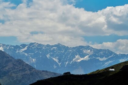 An image of Chopta which offers peaceful retreats among the majestic mountains.