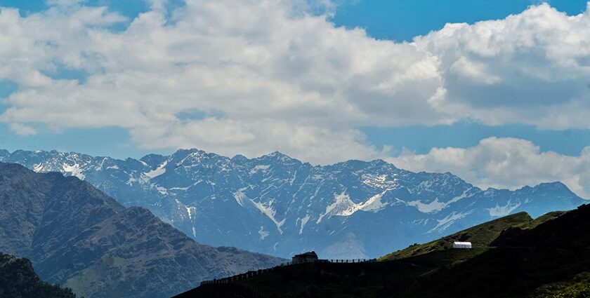 An image of Chopta which offers peaceful retreats among the majestic mountains.