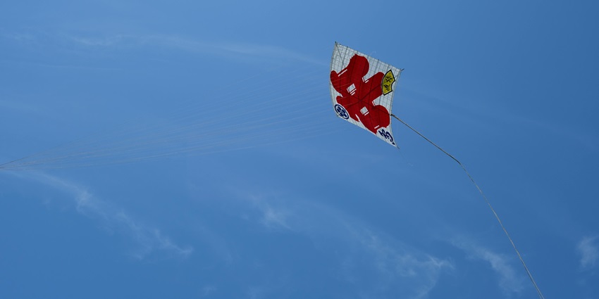 An image of people flying kites and enjoying folk music during Uttarayan in Vadodara, the harvest festival of Gujarat.