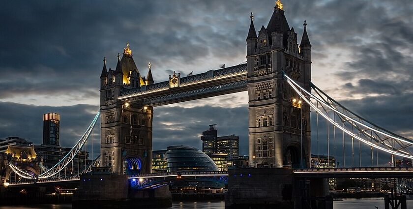 An image showing Tower Bridge in London, a stunning landmark for Valentine’s Day in London.