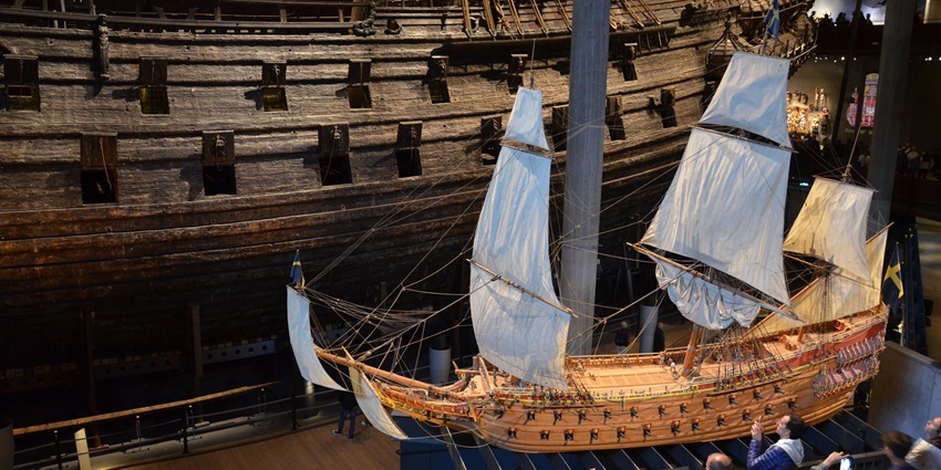 Museum housing the iconic 17th-century Vasa warship, highlighted in Stockholm city guide.