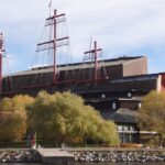 View of the structure of the Vasa Museum, one of the historical museums in Sweden.