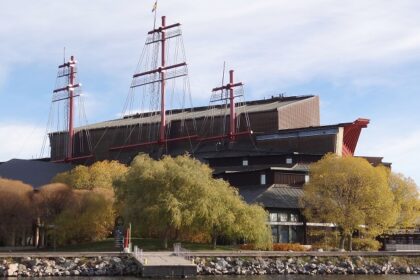 View of the structure of the Vasa Museum, one of the historical museums in Sweden.