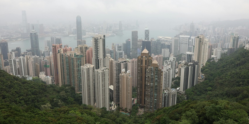 The highest point in Hong Kong, China is Victoria Peak offers the best view of the city.
