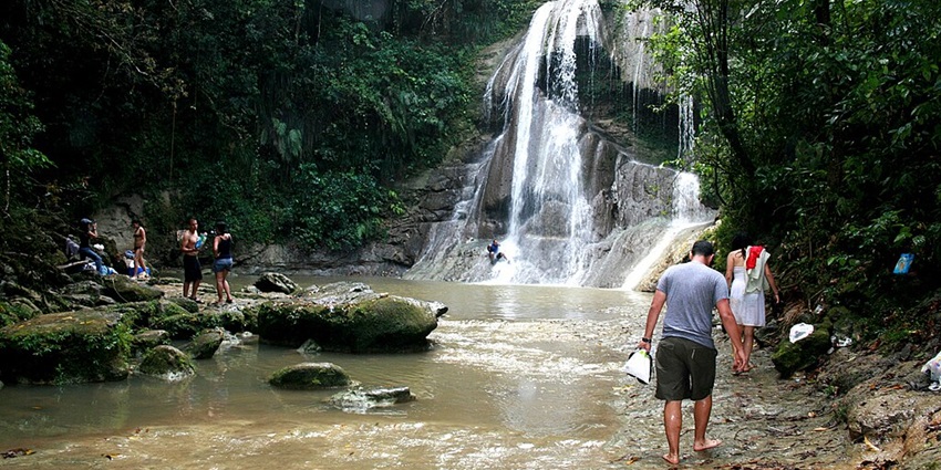 Visiting the waterfalls is among the best things to do in Puerto Rico in December.