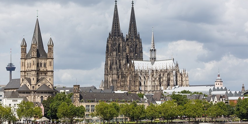 An image of the exterior of Cologne Cathedral, a famous thing to see in Germany