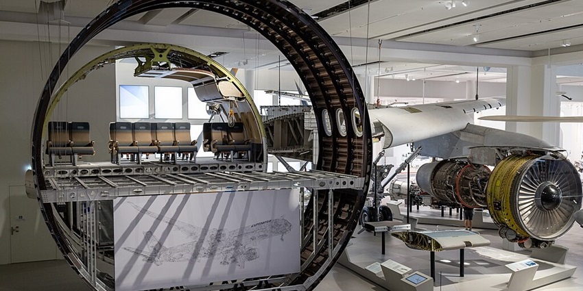 An image of the interior of the Deutsches Museum, a famous place to visit in Germany.