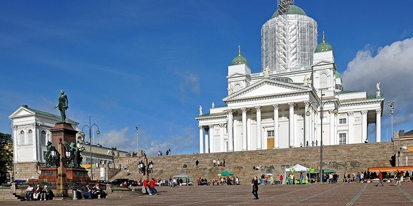 An image of Helsinki Cathedral, one of the best things to see in Helsinki, Finland