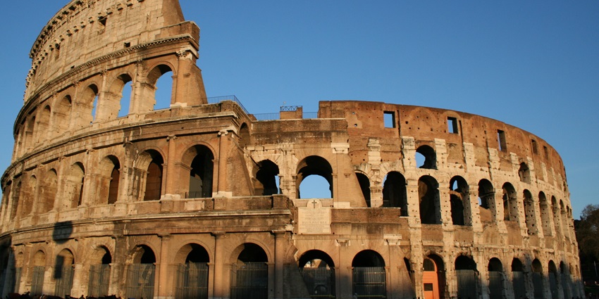 Taking a tour around the Colosseum is an interesting thing to do in Italy.