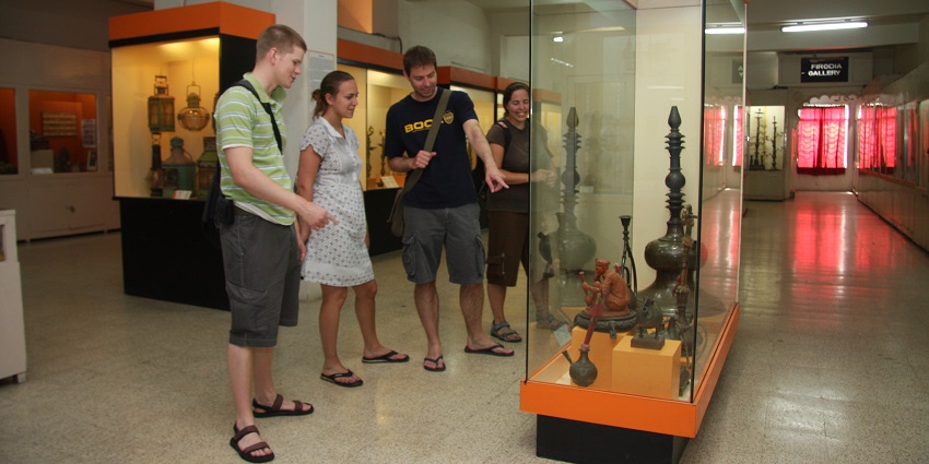 Artifacts and displays showcasing the rich history at the local museum.