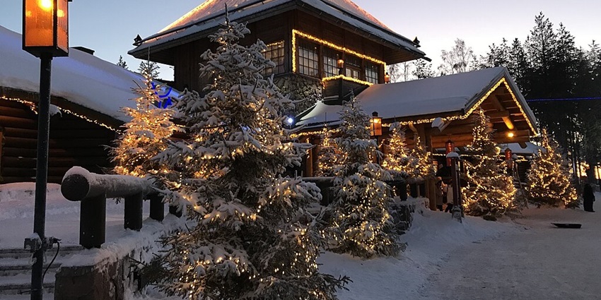 An image of Santa Claus Village, a remarkable thing to see in Finland