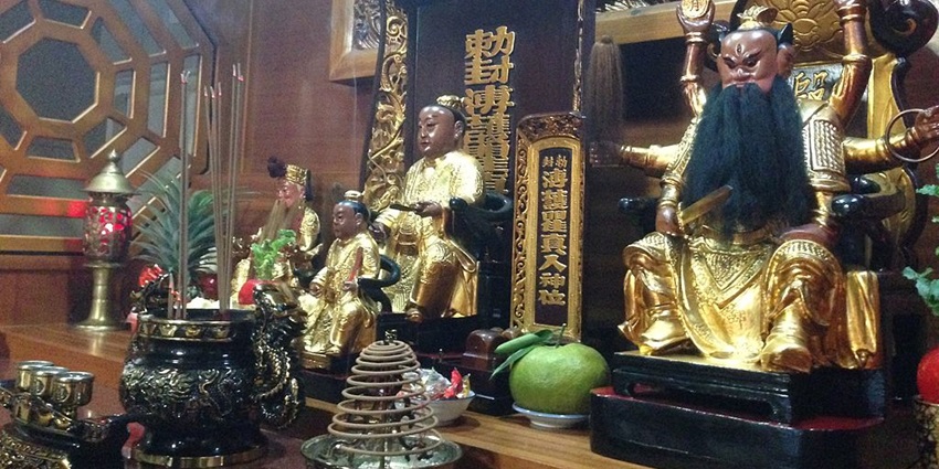 Seek blessings for love at a historic temple.
