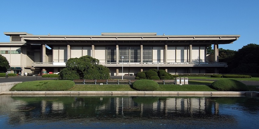 A view of Toyokan, home to historic Asian sculptures, ceramics, and cultural treasures